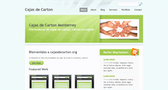 Desktop Screenshot of cajasdecarton.org