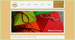 Desktop Screenshot of cajasdecarton.cl